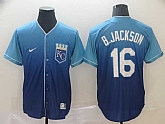 Royals 16 Bo Jackson Blue Drift Fashion Jerseys,baseball caps,new era cap wholesale,wholesale hats